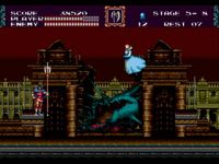 une photo d'Ã©cran de Castlevania - The New Generation sur Sega Megadrive